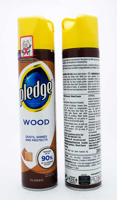 Pledge Wood Polish 6 x 250ml